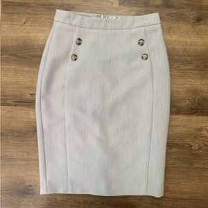Women’s size small DE Collection light grey pencil skirt